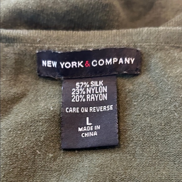 New York & Company Olive Sequin Camisole - Picture 8 of 9